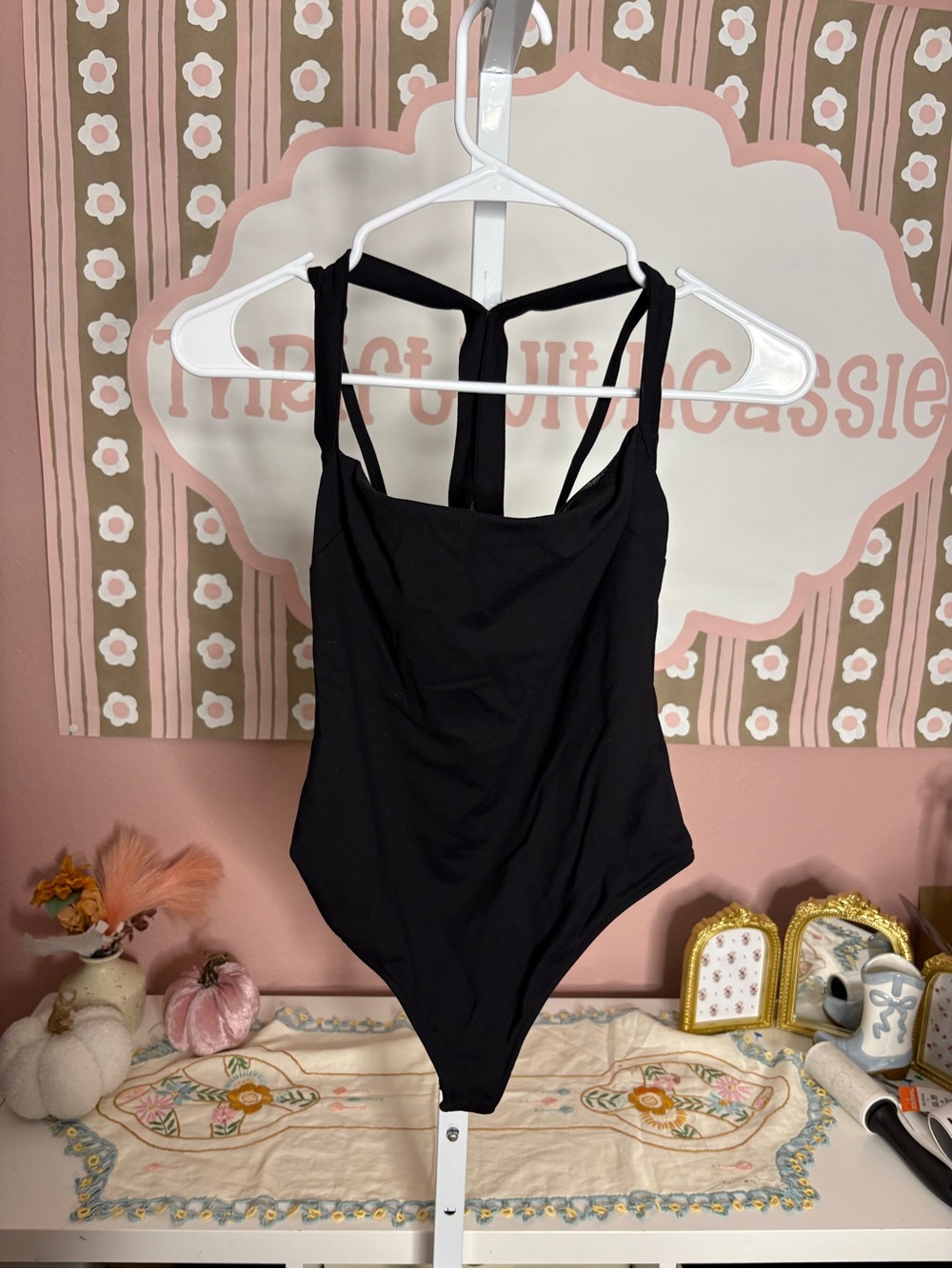 Free people intimacy size small black body suit